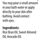 Unscented Bath Oil