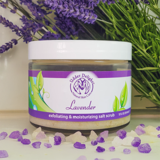 Lavender Oatmeal Salt Scrub